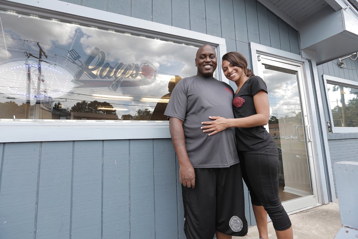 Raymond Kennedy and Natasha Cayson — owners, Ray's To Go BBQ & More