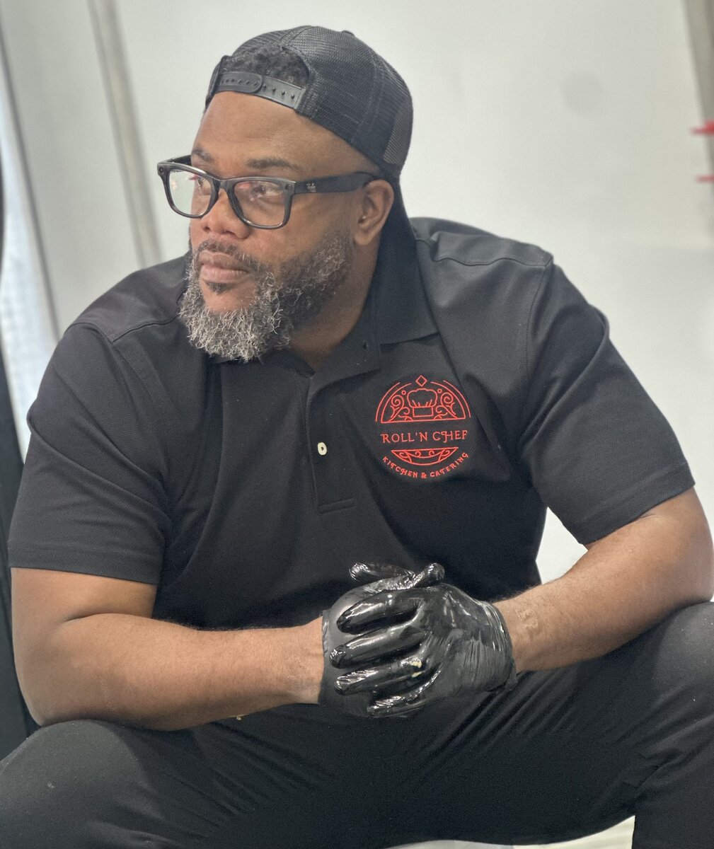 Chef Cornelius Quick — portrait, Roll’n Chef Kitchen & Catering